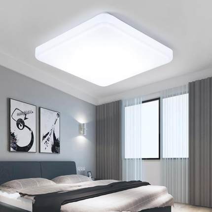 led正方形吸顶灯中性光12瓦18w24w36w48w60色温4000K适合客厅卧室