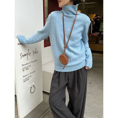 MMCDITION高领毛衣女秋冬新款风