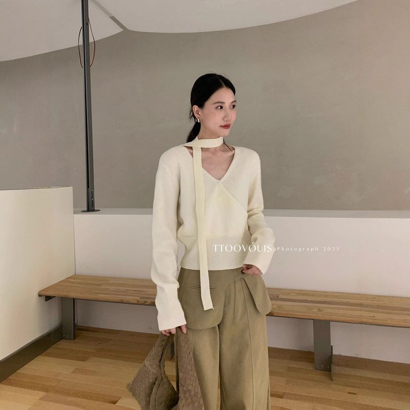 TTOOVOUIS软糯亲肤针织衫2057领
