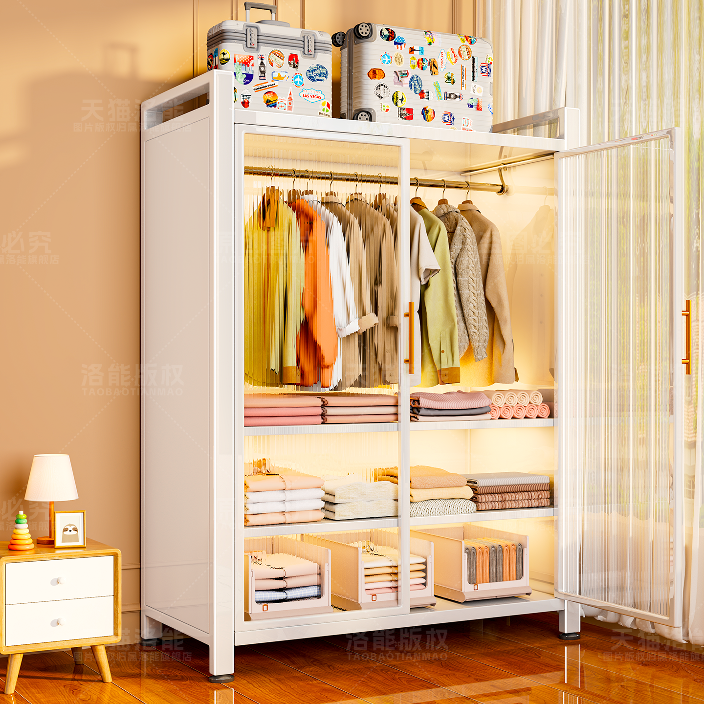 爆卖10万+工厂直供！衣柜送到家