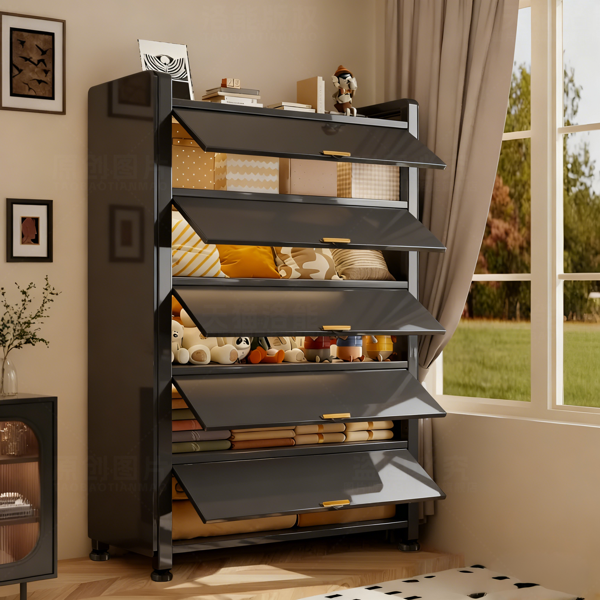 爆款返场！钢制翻门柜耐用十年~~