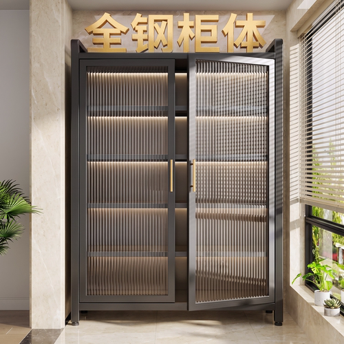 【超强承重】钢制一体防尘阳台柜