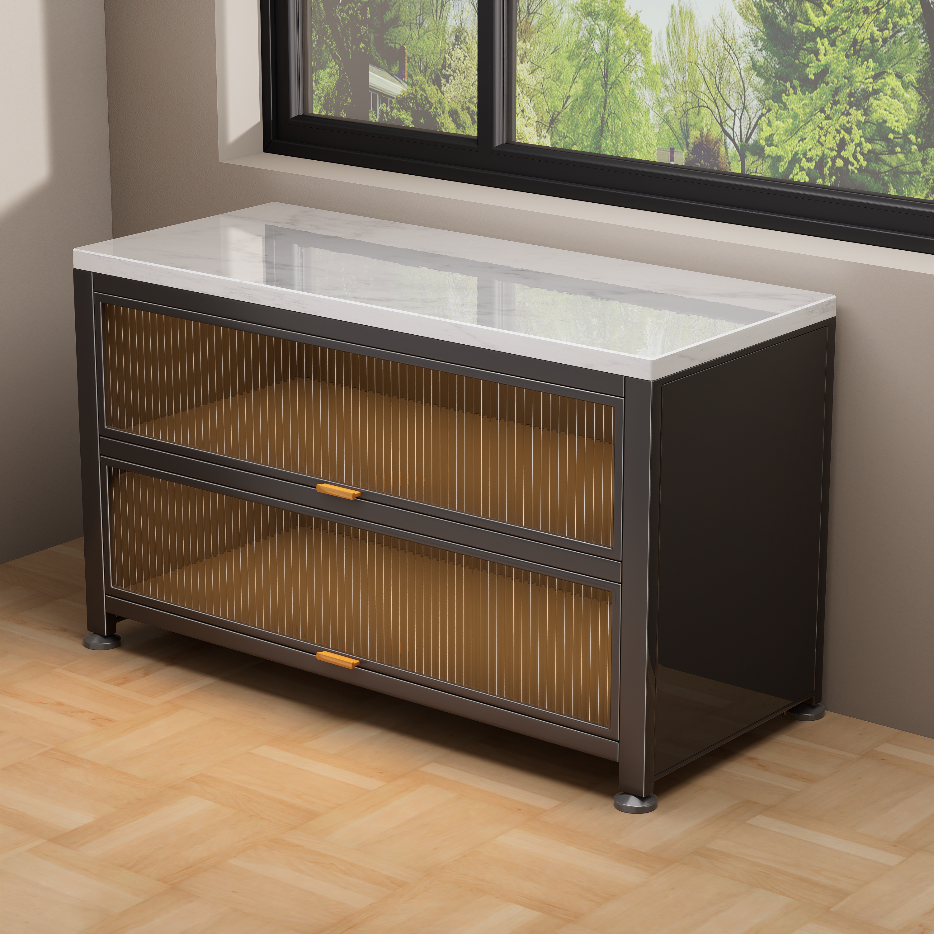 2026新款岩板厨房置物架餐边储物落地多层微波炉多功能收纳碗橱柜,住宅家具,餐边柜,淘宝优惠券,粉丝福利购,淘宝优惠卷