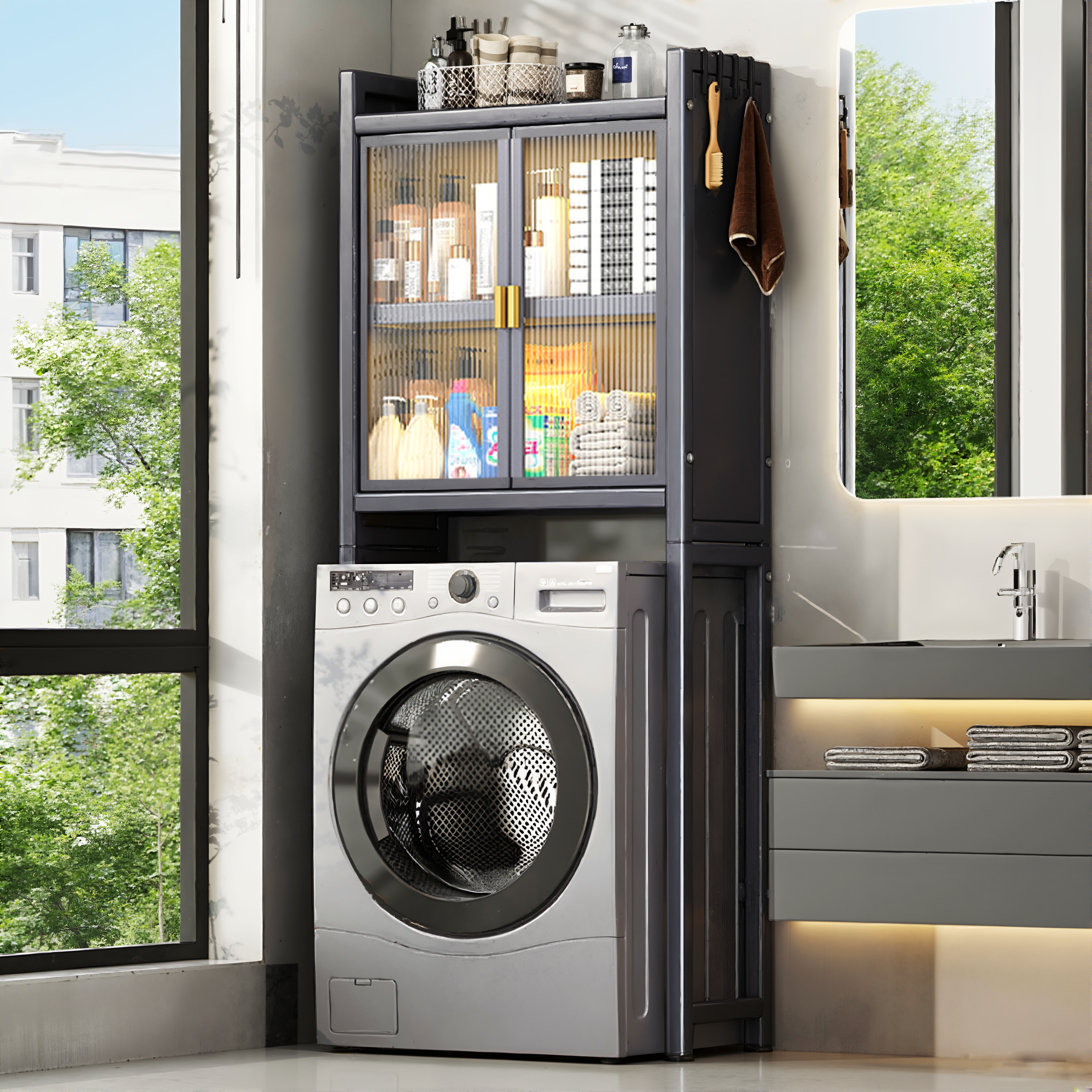 【天猫热销款】洗衣机马桶置物架