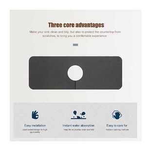 Mat 极速Washbasin Catcher Water Silicone Faucet