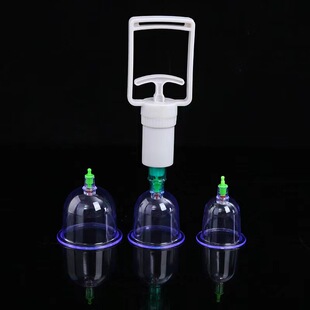 Cheap 6pcs hijama cups chinese vacuum cupping kit pull out a
