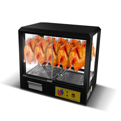商用保温柜台式挂烤鸭展示柜方形恒温加热保温箱烤鸡炸鸡油条烤肉