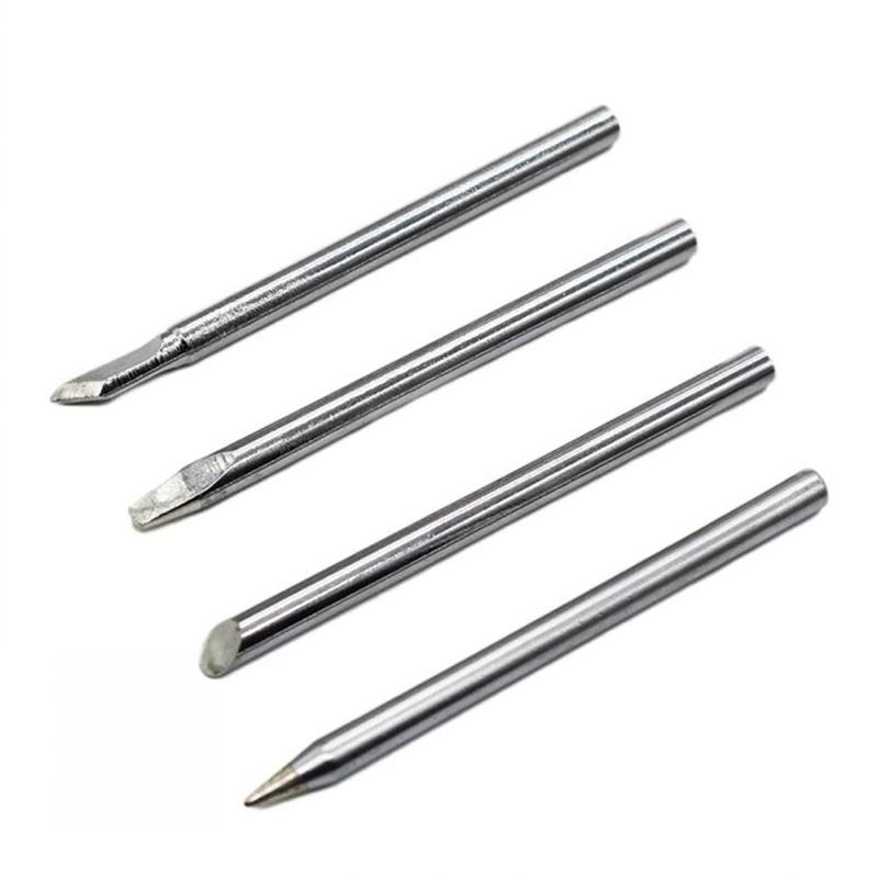4Pcs Soldering Iron Tip Copper 30 40 60W Lead-Free Iron Tip