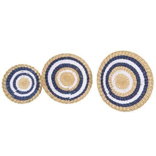 Straw Handmade Wall Decoration Woven Nordic Boho Simple