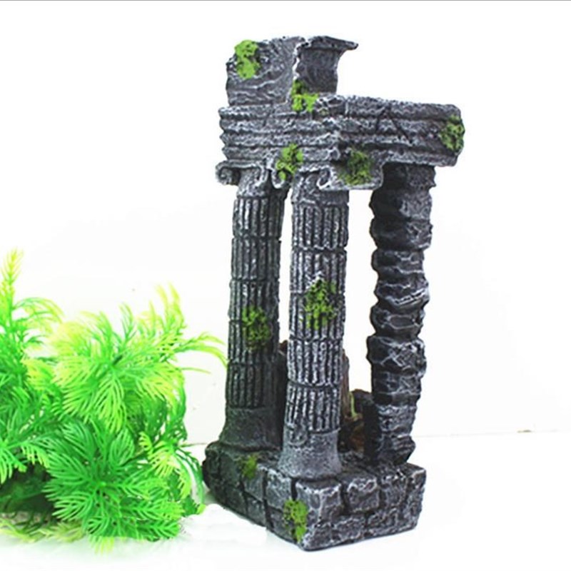 Resin Fish Tank Aquarium Landscape Aquarium Ornats Roman Col