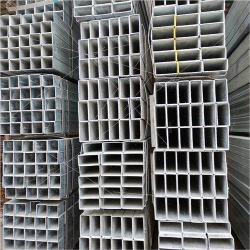 40x40热浸镀锌方形四方铁管3030镀锌方管钢材40x60矩形方钢管