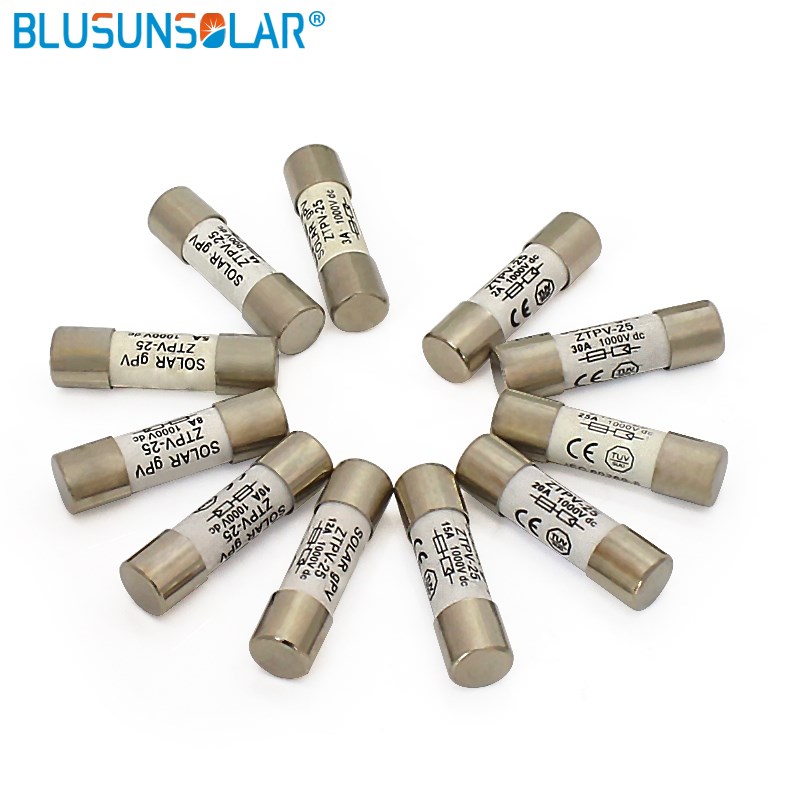 1000V 10*38MM 1A 2A 8A 10A 12A 15A 20A 25A 30A DC PV Solar F