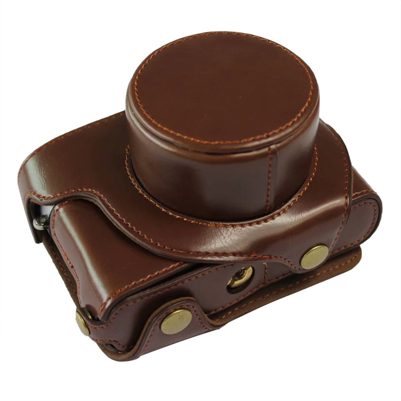 适用徕卡D-LUX7相机包皮套dlux7复古保护套半套底座 真皮