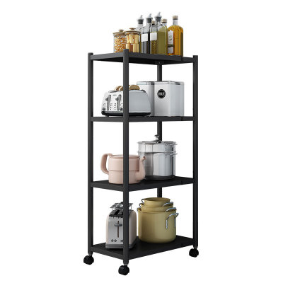 厨房置物架落地多层多功能储物柜餐边柜锅架储物架微波炉收纳架子