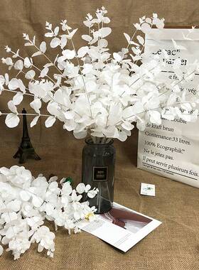 16Fork Artificial Flowers Eucalyptus Grass Eucaly Green Pla