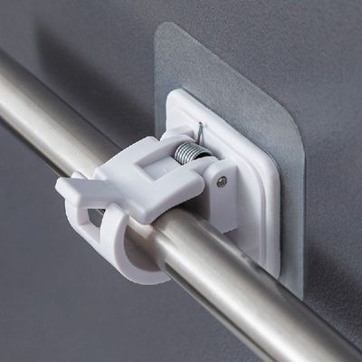 Aesive Hanging Rod Clip Curtain Hanging Clamp Hook Shower