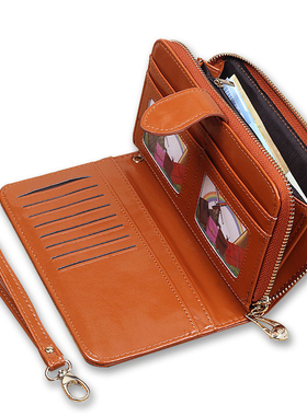 Pu Leather Women Wallets Women Purses Fashion Long Zipper Wo