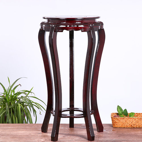 陶瓷鱼缸木质花盆底座花瓶摆件木底座木架子花架子托盘高密度板