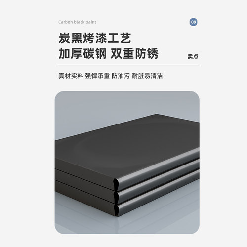 守望者厨房置物架微波炉多层收纳层架子落地多功能烤箱锅架储物货