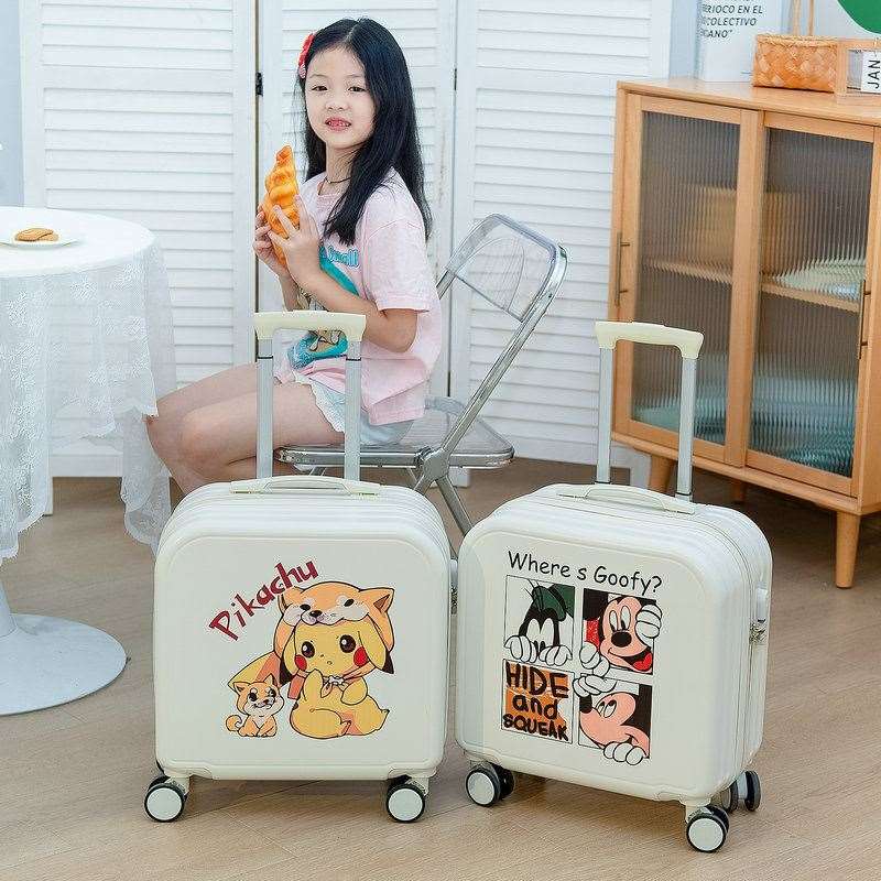 卡通儿童拉杆箱女18寸小男孩皮箱旅行箱万向轮20学生密码箱行李箱