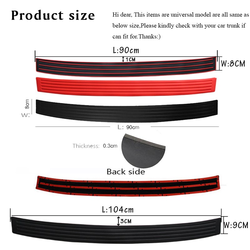 BMW X1 X3 X5 X6 F15 F16 F20 F25 E83 E70 E84 E53 Rubber Rear