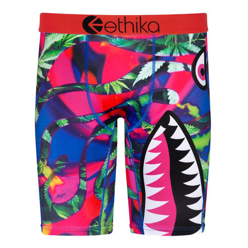 ethika men underwear print shark boxer shorts for football