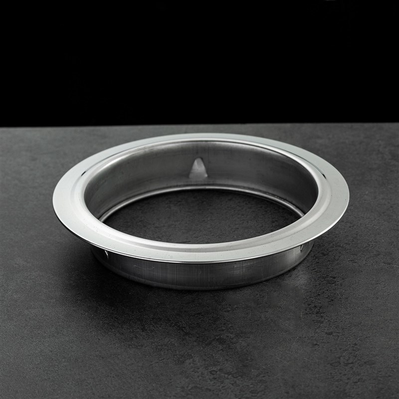 不锈钢空调孔装饰盖热水器排烟管道装饰圈封堵盖遮丑帽墙洞护口