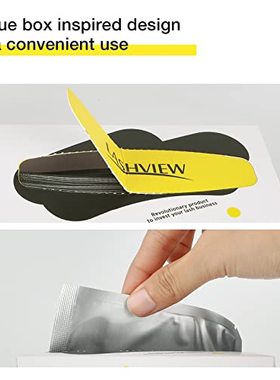 LASHVIEW 100 Pairs Eye Pads Lash Extensions  Under Eye Pads