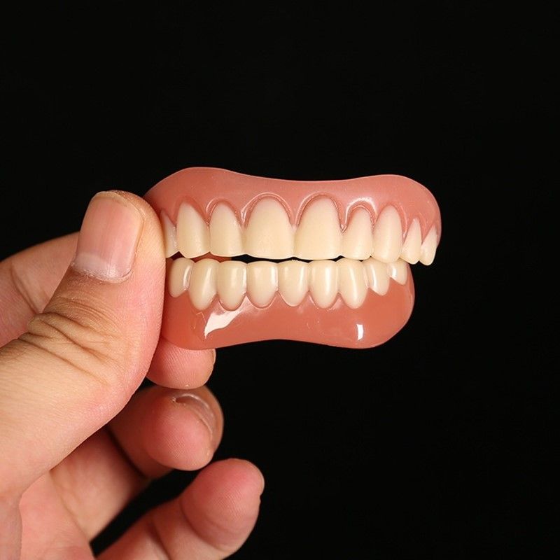 False Teeth Silicone Upper Lower Veneers Perfect Laugh Venee