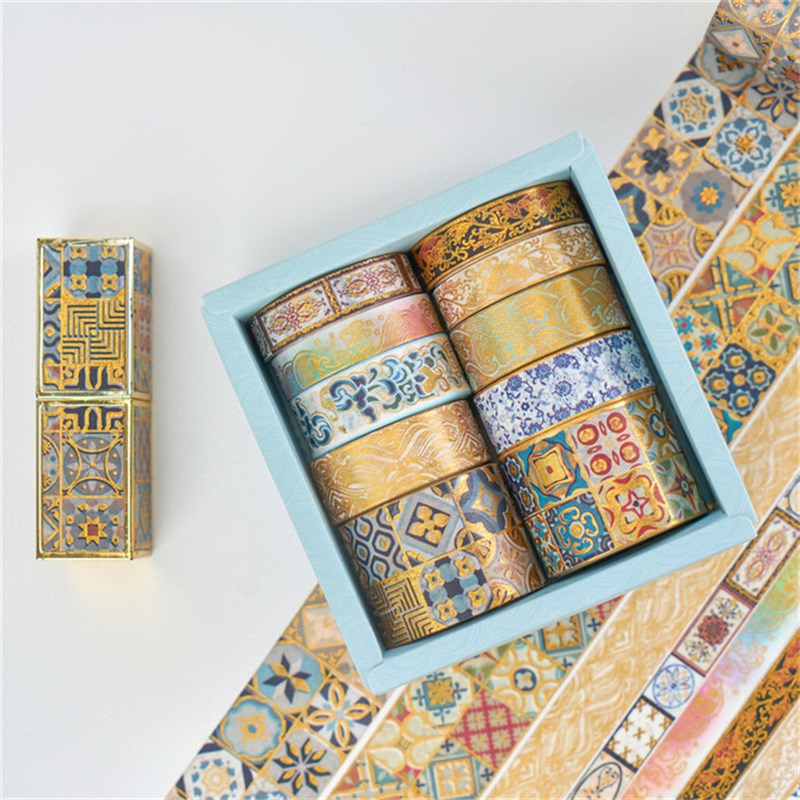 新品10pcs Washi Tape Set Beautiful School Stationery Supplie