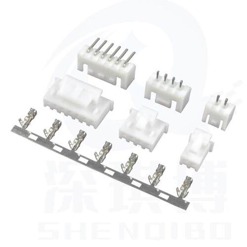 XHB2.54接插件连接器2.54mm带锁扣直针/弯针针座2P-3A2P-16P