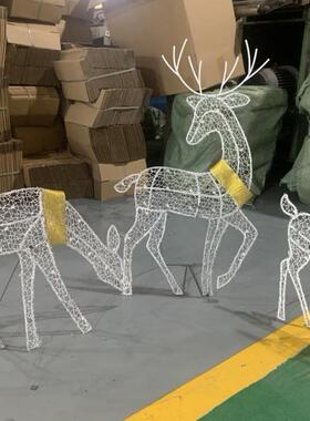 3-PieceSet2DWaterproofPluginReindeer铁艺模具鹿三口之