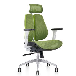 丰美慈绿氧揉腰爽背人体工学创意总监办公转椅