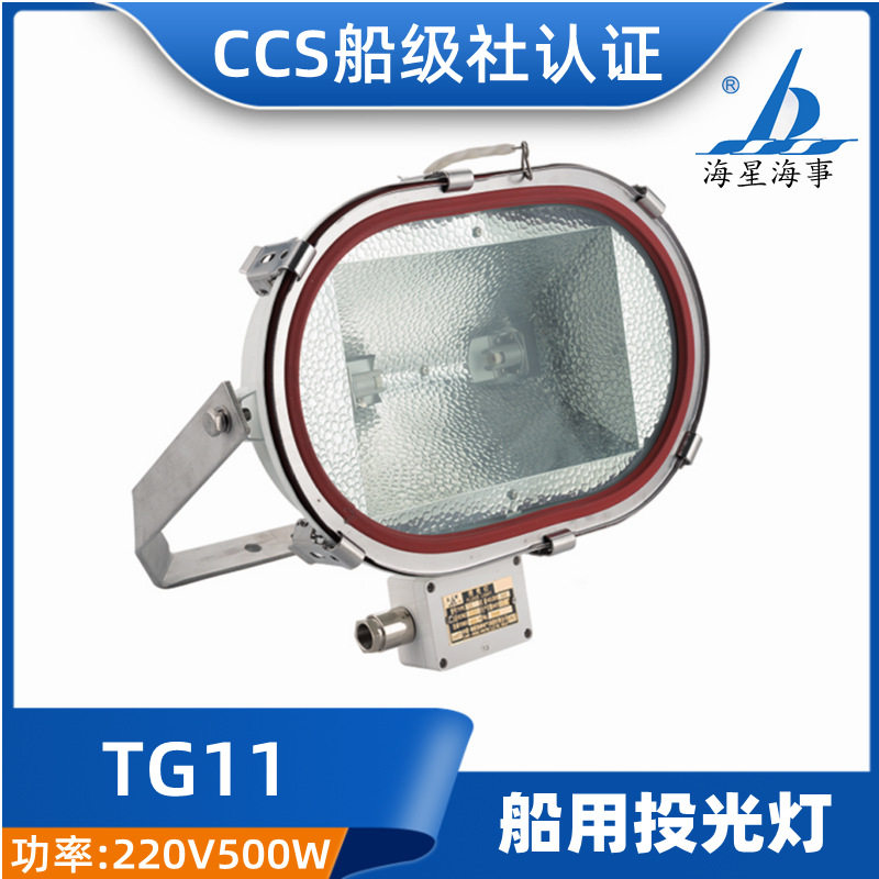 海星船用不锈钢投光灯TG11/TG15-N高压钠灯E40光源照明400W整流器