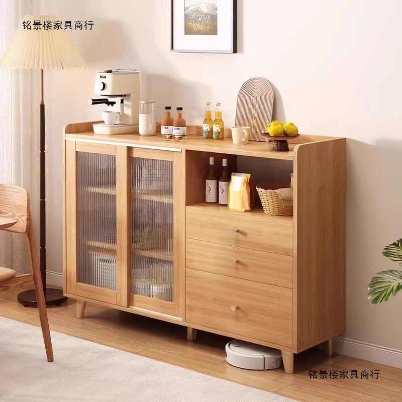 清仓餐边柜家用客厅日式靠墙一体置物收纳柜子厨房橱柜碗柜茶水柜