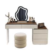 YSF轻奢高级实木梳妆台2妆卧室现简约小户型化桌斗柜一体206代新