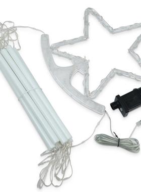 星楼梯装饰氛围灯带节日庭派对SZI圣诞节星dle灯串户外防水院灯