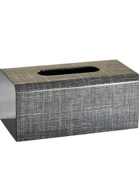 客厅高档轻奢高摆纸级感桌面抽纸盒餐厅商件用餐桌巾盒艺术XWZJH-