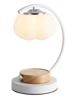 充奶风油升级款充电台书房床47654头吧台木艺简约家灯居可调光电U