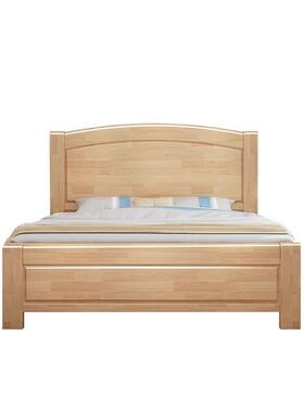 中式木1.5米单床人床.2米现代简约经61069济实型储物出1租房卧室