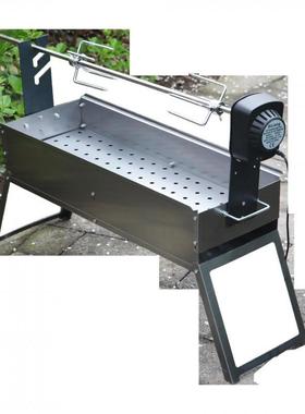 烧烤炉家用转全自烤羊腿架电子动旋木炭户外烤串EiA2ZPp2工动具野