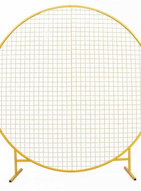 婚庆背具铁sd-012艺网格屏风圆环婚现场布置拱礼门道舞台景铁艺拱