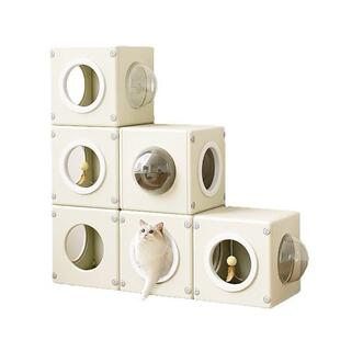 爪墅冬季保暖猫四季通用道猫隧猫房子猫咪躲避屋封闭式猫洞屋无品