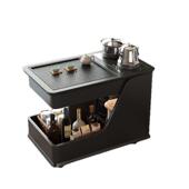 2436现代约简移动柜小车升降沙发边几角几茶台推边阳台客厅大理石