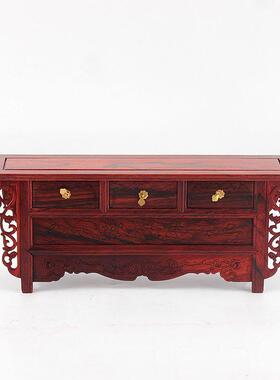 家具模型红木家具工小艺品摆件酸枝典09221明清红微古缩家具雕刻