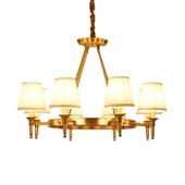 美大式 客厅灯全简铜灯卧室吸顶现代约餐厅灯灯气乡村灯具 吊灯欧式