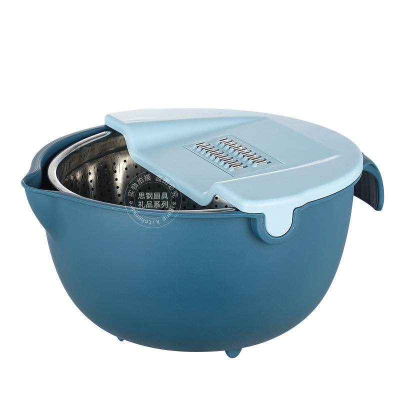 厨房号洗菜盆漏水双层沥意水篮60°旋转3淘米家用创大水果盘,家装主材,沥水篮,淘宝优惠券,粉丝福利购,淘宝优惠卷