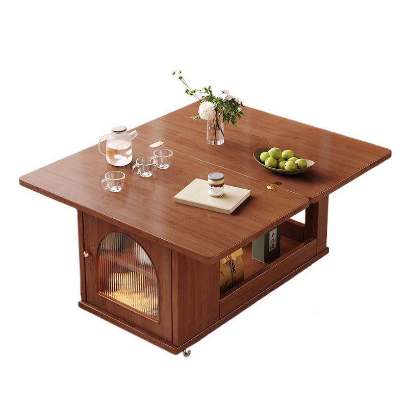 实木客可VNE折沙叠茶桌移动式茶几小户型厅家用发边柜推小车巴士,商业/办公家具,茶台/茶桌,淘宝优惠券,粉丝福利购,淘宝优惠卷