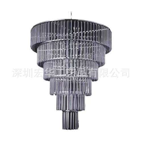 婚庆道具多层吊水晶灯冰条MXF灯亚克件力堂挂韩式婚礼舞台吊顶装