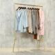 挂衣金 落地挂衣架KXX落地龙门架童展装 服装 店示杆架晾凉晒衣架式